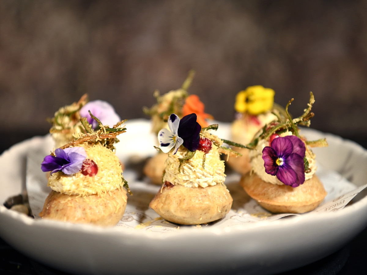 Vegan Dahi Puri at FARZI NYC