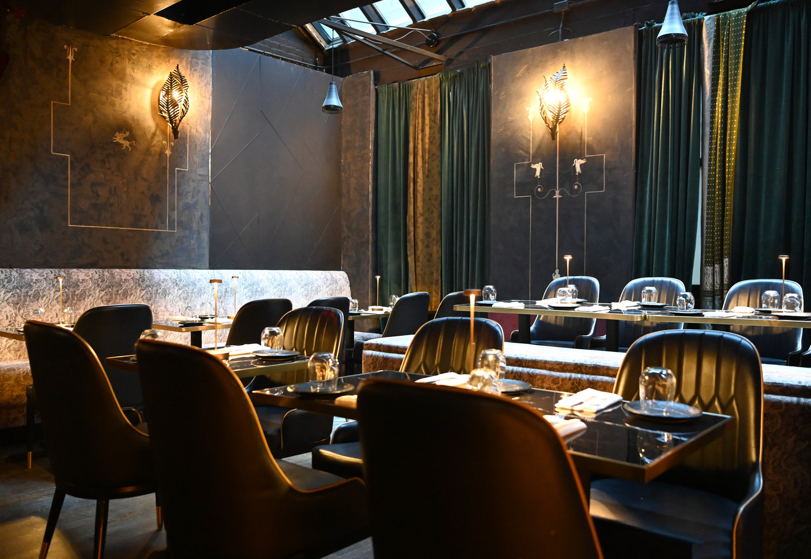 Dining room at FARZI NYC